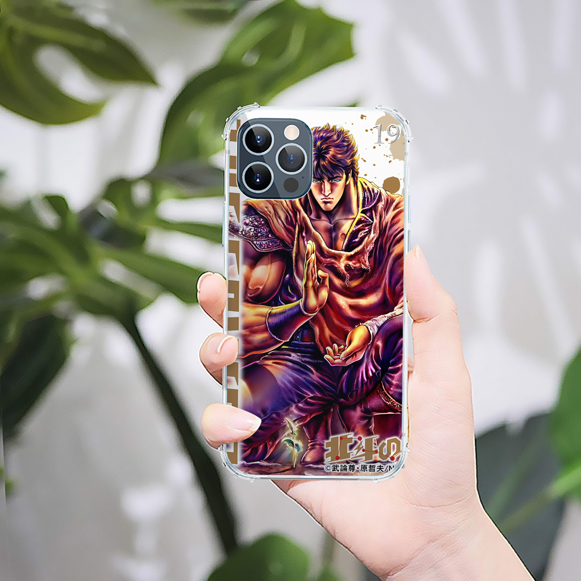 （画像用） 北斗の拳 Fist of the North Star 【iPhone 12シリーズ対応】透明スマホケース（クリアソフトケース）